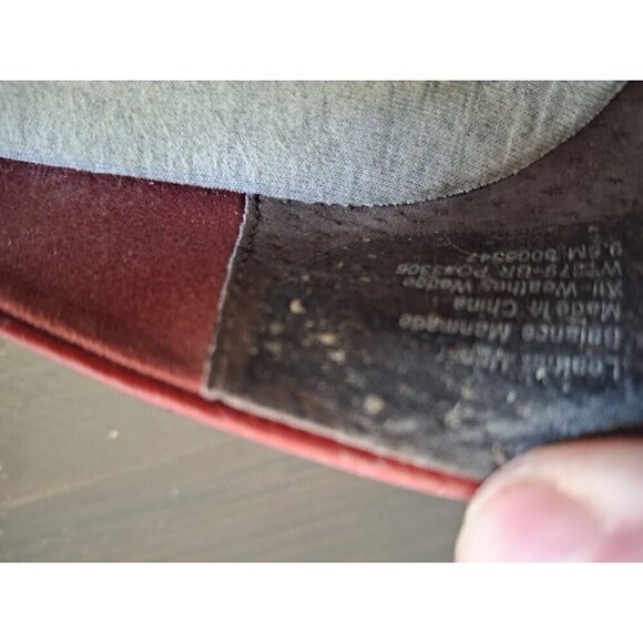 Betabrand Womens red Leather All Weather Wedges/Pre-owned, Sz. 9.5M EUC - Picture 9 of 9